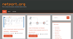 Desktop Screenshot of netport.org