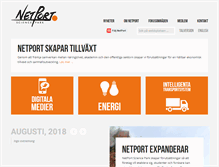 Tablet Screenshot of netport.se